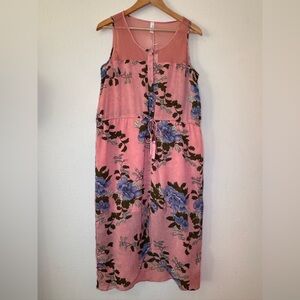 NEW L love Large Pink Floral Dress